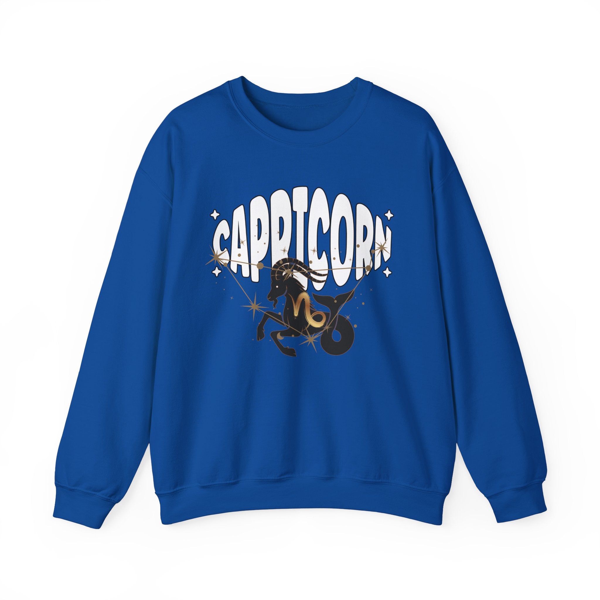Capricorn Zodiac Casual Unisex Crewneck Sweatshirt